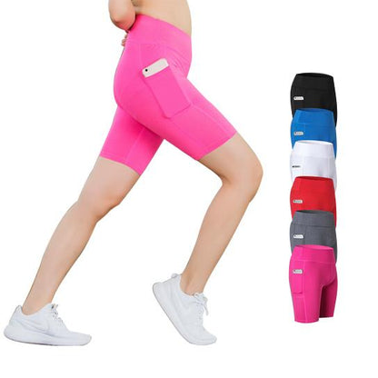 Yoga Shorts Stretchable With Phone Pocket
