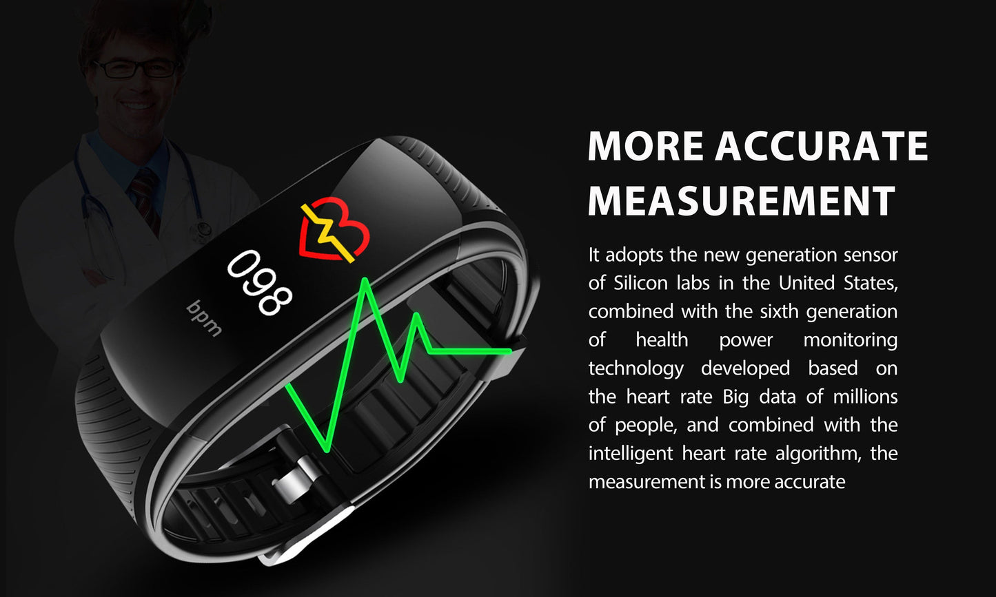 Fitness Tracker Pedometer Watch with Heart Rate Monitor
